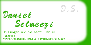 daniel selmeczi business card