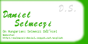 daniel selmeczi business card